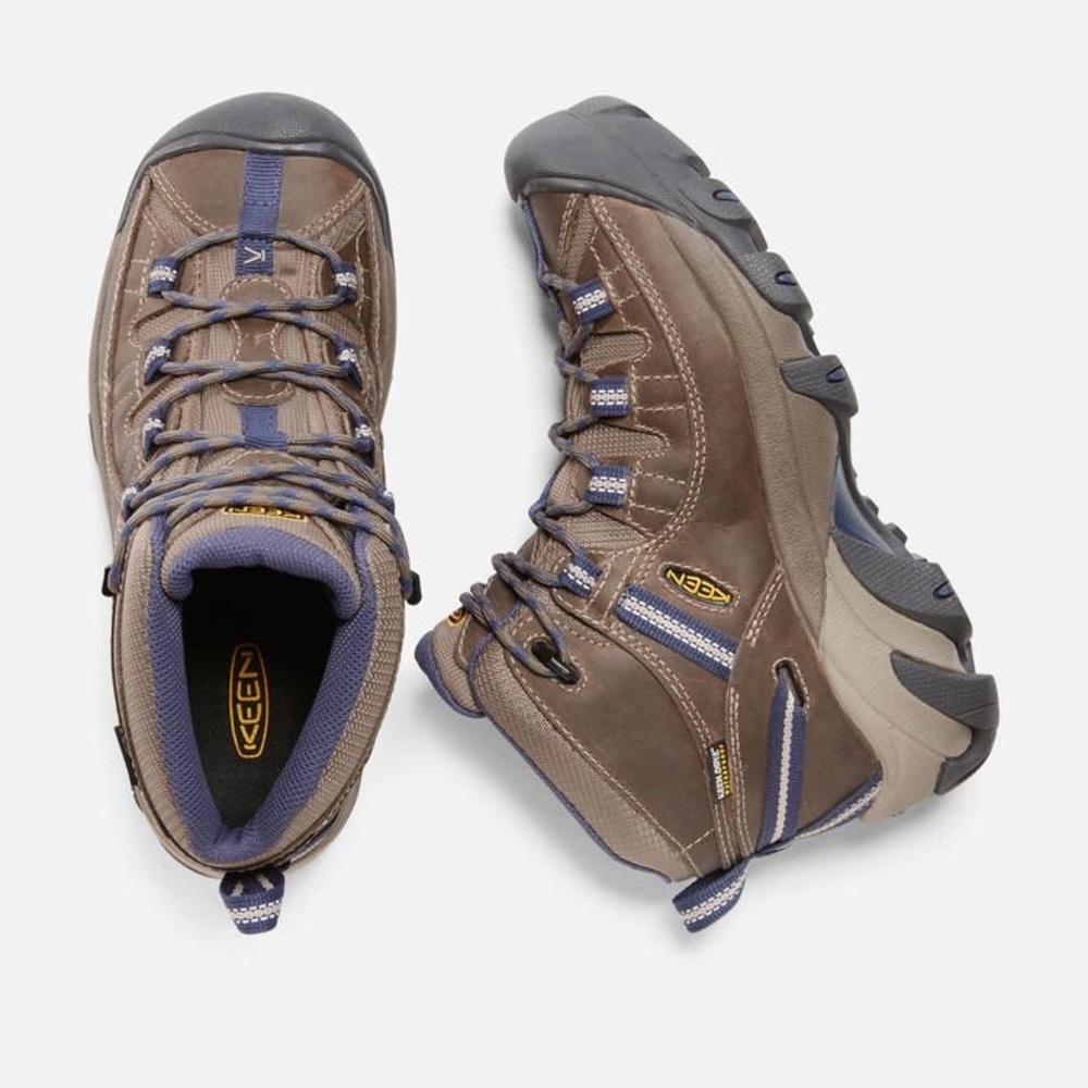 New Keen Hiking Boots Goat Crown Blue - Picture 8 of 9